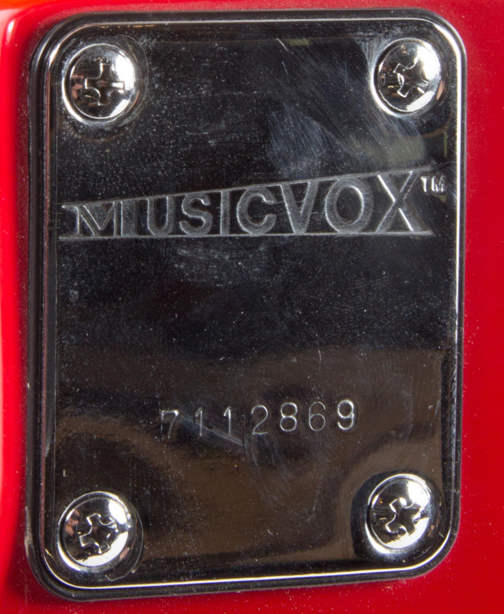 An Autographed Electric Guitar Length 39 inches.