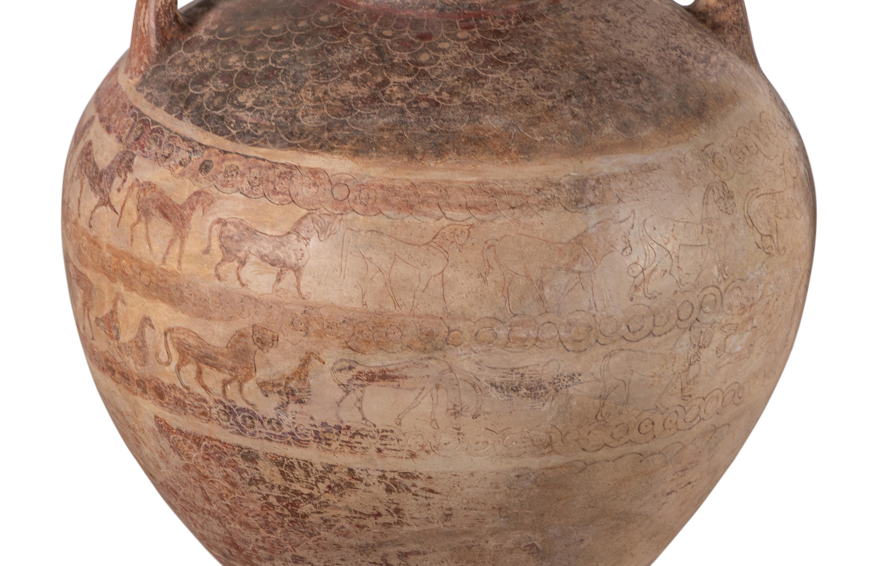 A Large Italo-Corinthian Scaled-Amphora