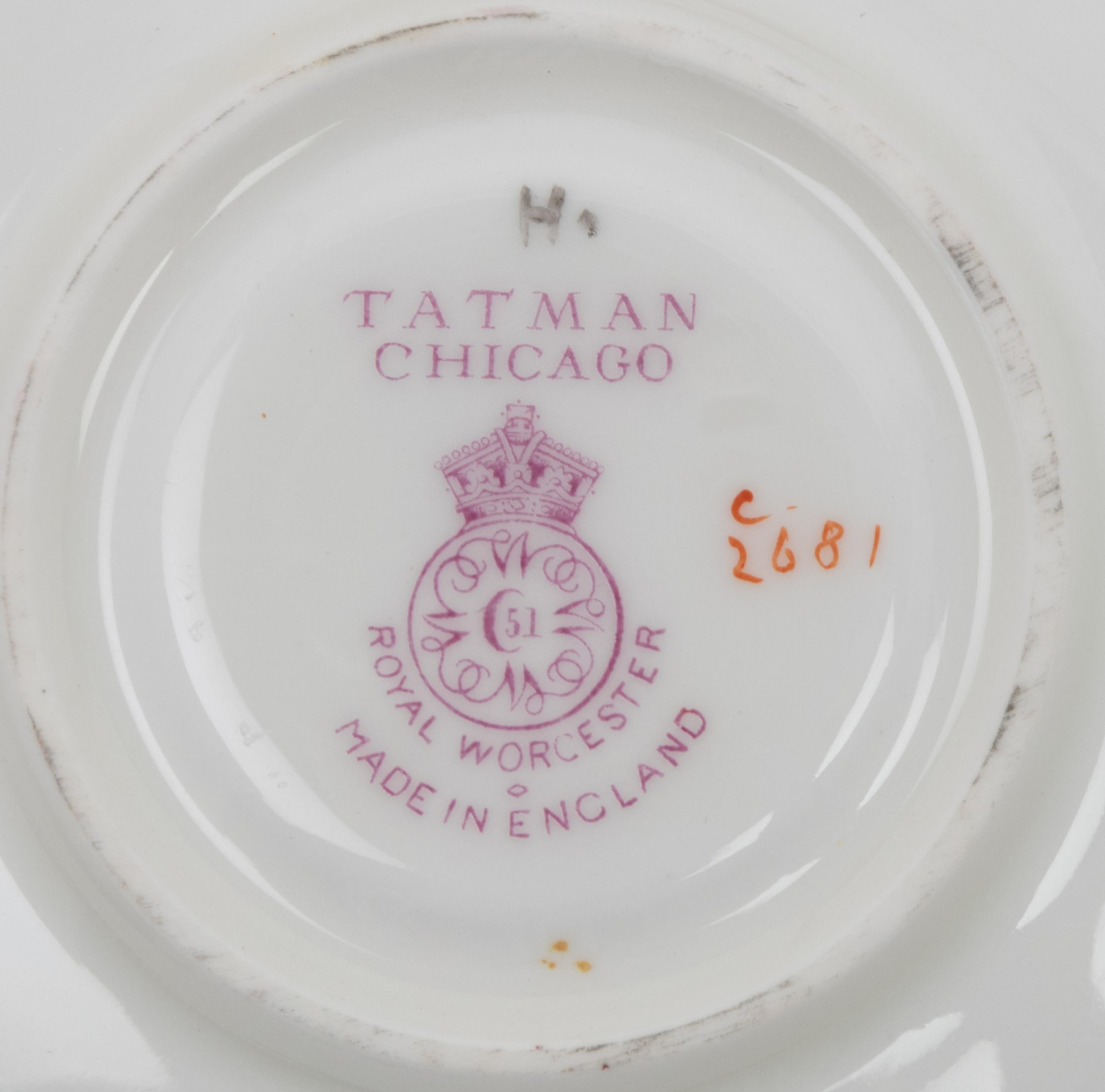 A Royal Worcester Porcelain Dinner Service