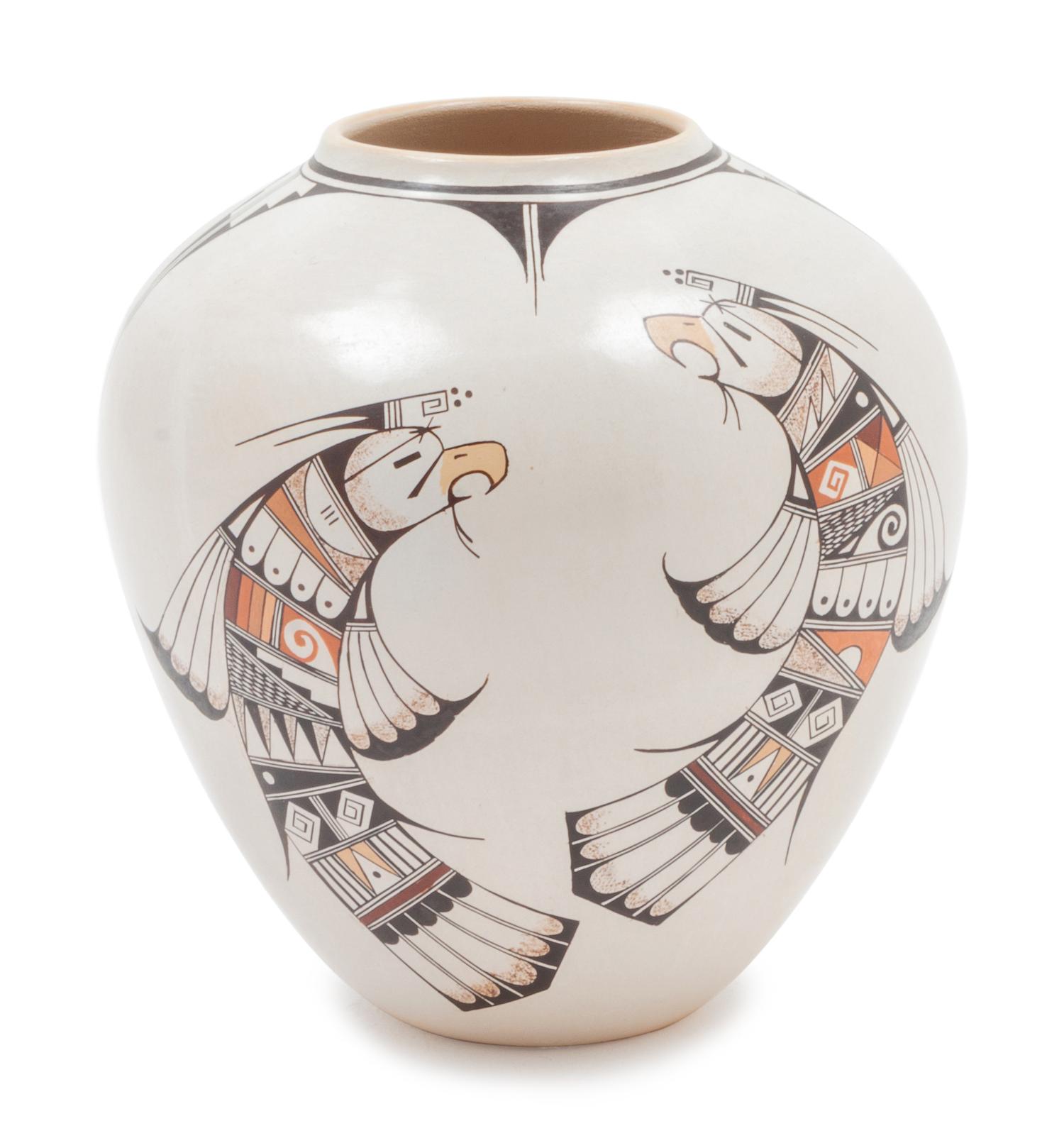 Polychrome Vase with Eagle Dancers
