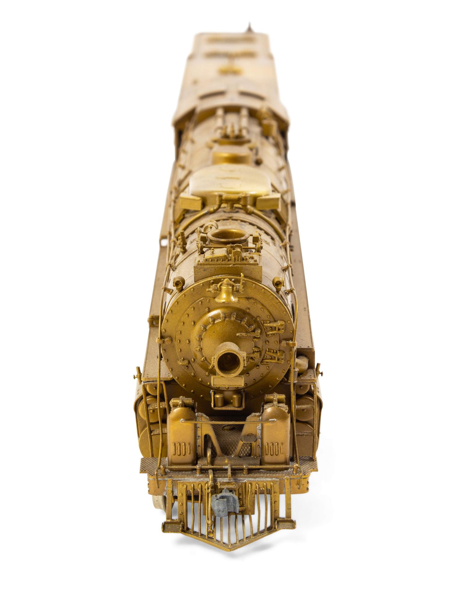 A United Scale Models Brass HO-Gauge Baldwin Locomotives 4-8-4 Locomotive and Tender