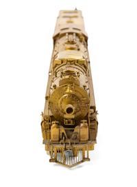 A United Scale Models Brass HO-Gauge Baldwin Locomotives 4-8-4 Locomotive and Tender