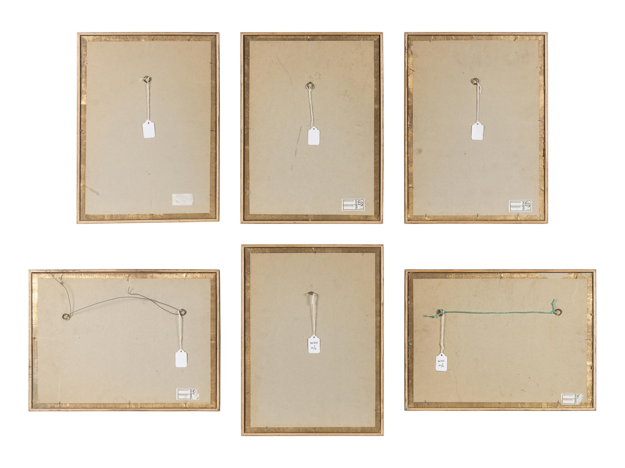 A Set of Six Prints of the Spanish Imperial Army