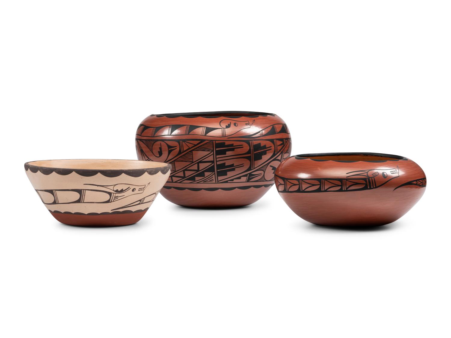 Set of Pottery Bowls