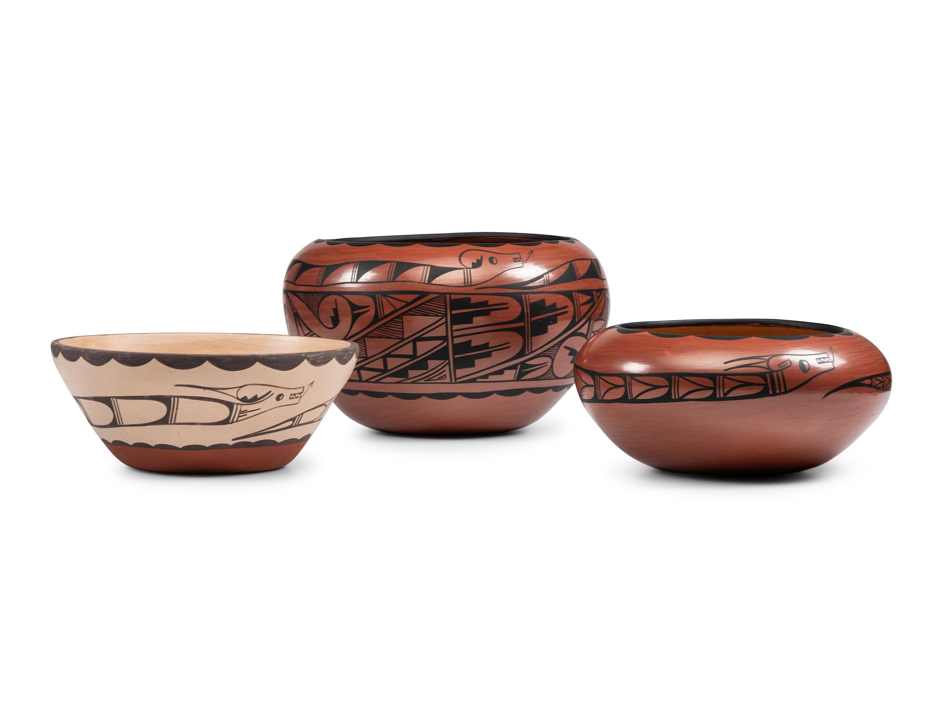 Set of Pottery Bowls