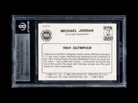 A 1986 Star Michael Jordan Set Break Basketball Card No. 3 1984 Olympian (BGS 8.5 NM-MT+, 9.5 Subgrade)