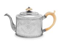 A Hester Bateman Silver Teapot