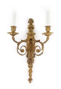A Set of Four Louis XVI Style Gilt-Bronze Sconces — 19TH CENTURY