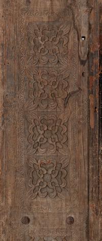 Two Persian Door Panels