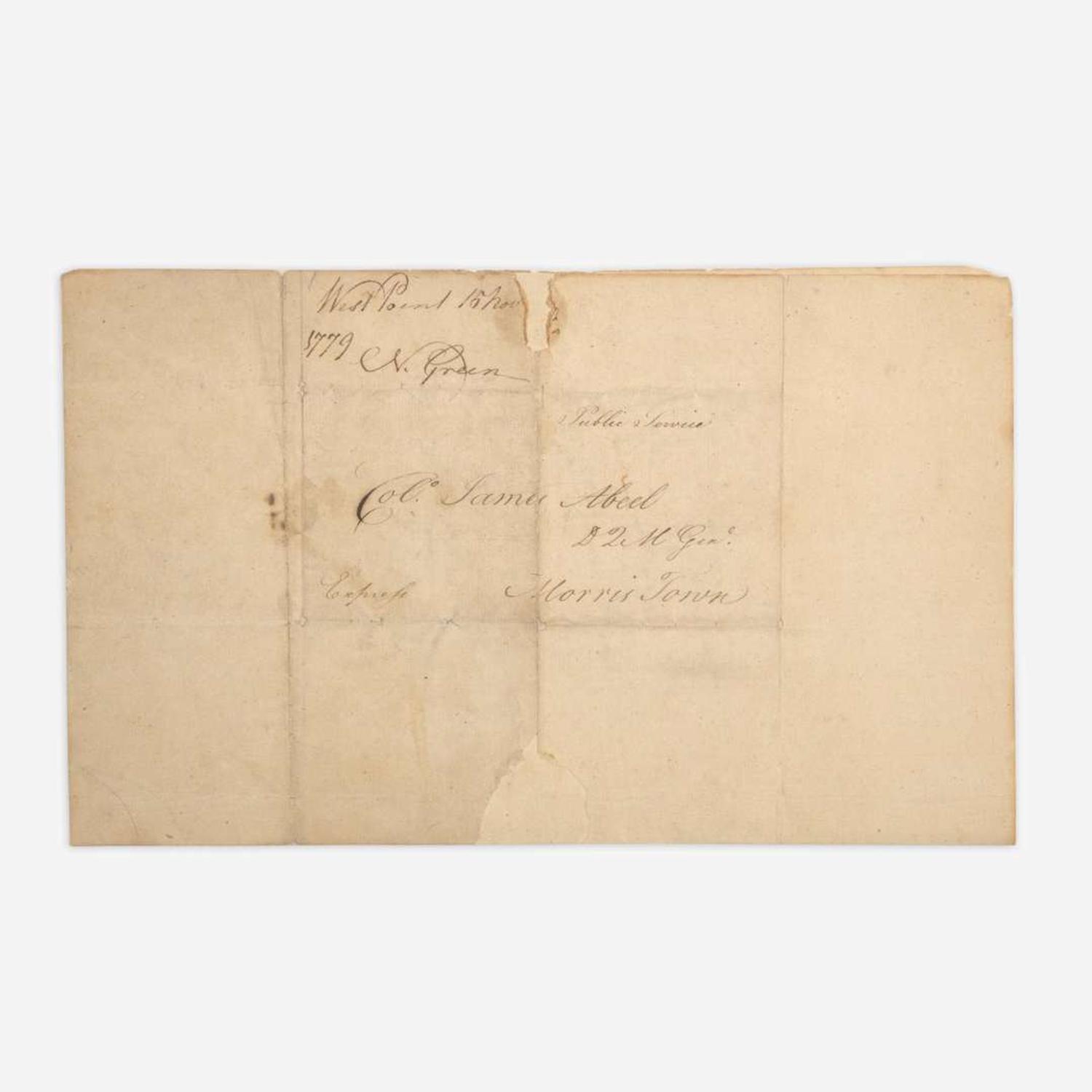 [American Revolution] Greene, Nathanael Letter, signed