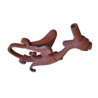 A Pair of Cast Iron Griffin Form Brackets from the St. Louis World's Fair 49" W x 10.5" D x 25" H — United States, Early 20th Century