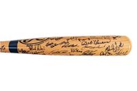 A Group of Baseball Bats Formerly Displayed at Mike Ditka's Restaurant (Including Ken Griffey Jr. and Hank Aaron Signed),