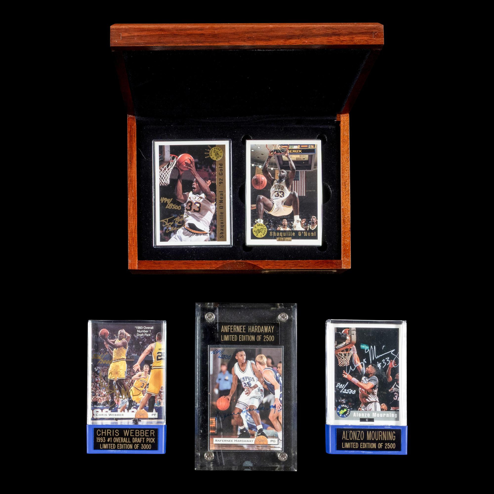 A Collection of 1990s Classic Signed Autograph Basketball Cards