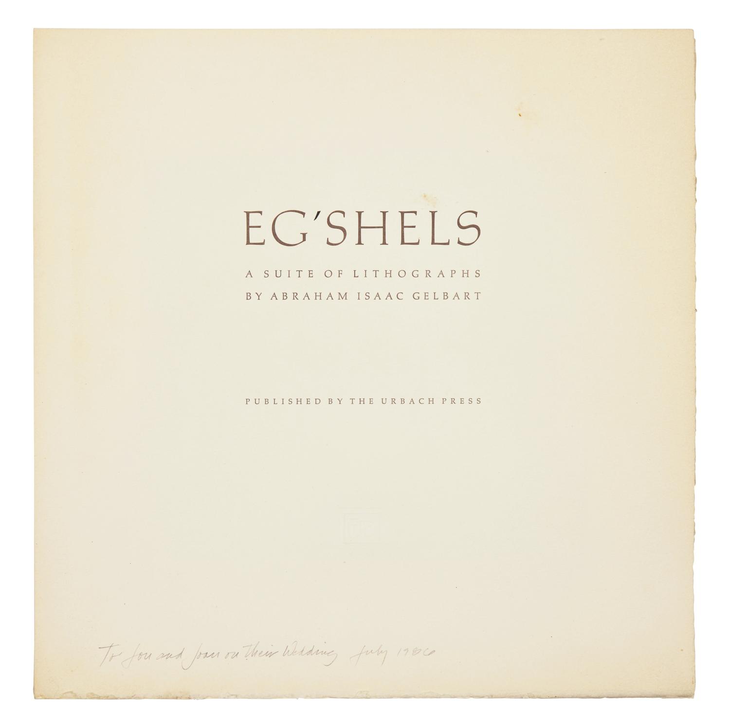 Eg'Shels, A Suite of Lithographs , 1978-79