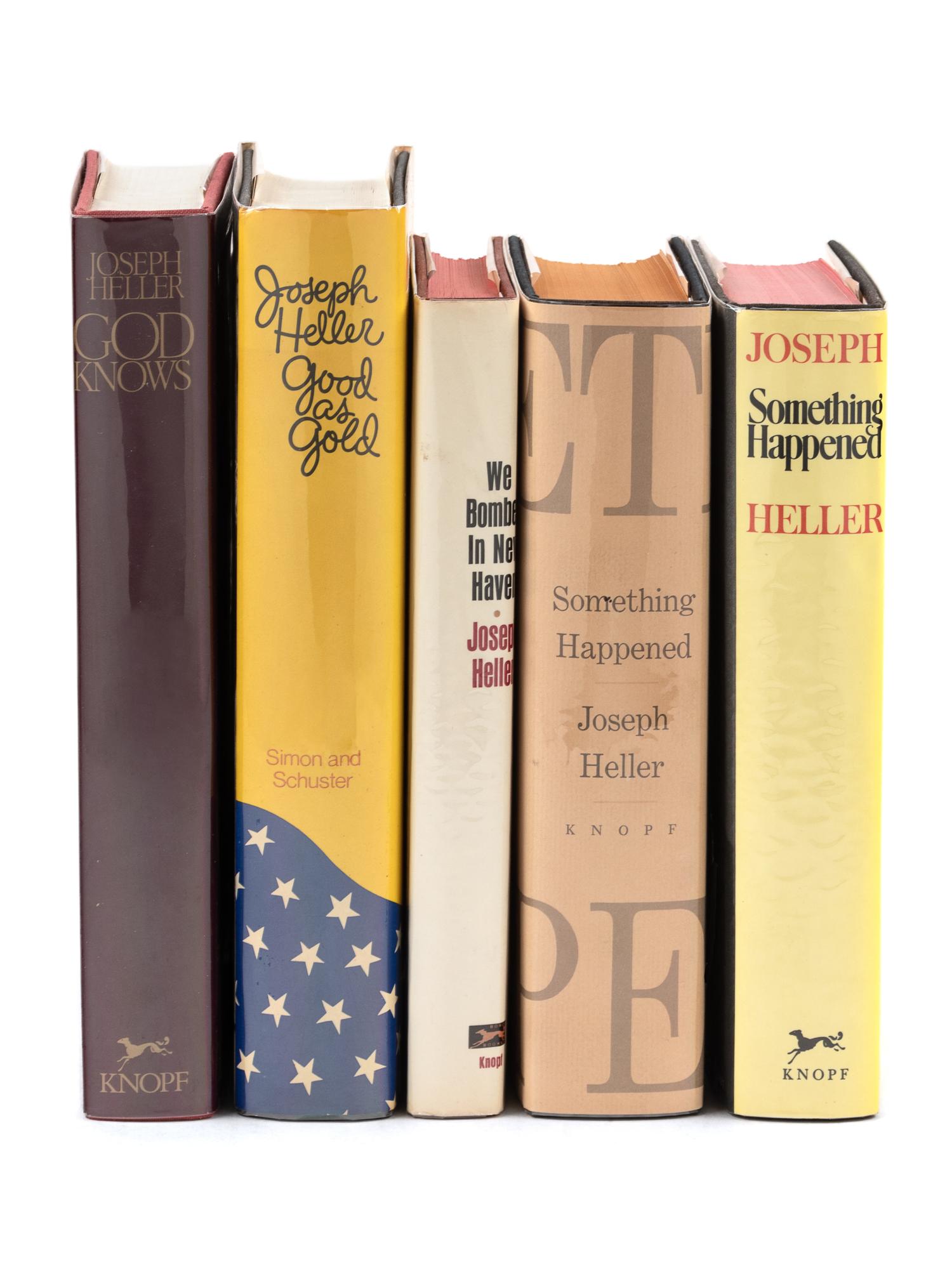 HELLER, Joseph (1923-1999). A group of 5 works, comprising: