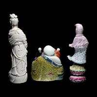 Three Chinese Porcelain Figures