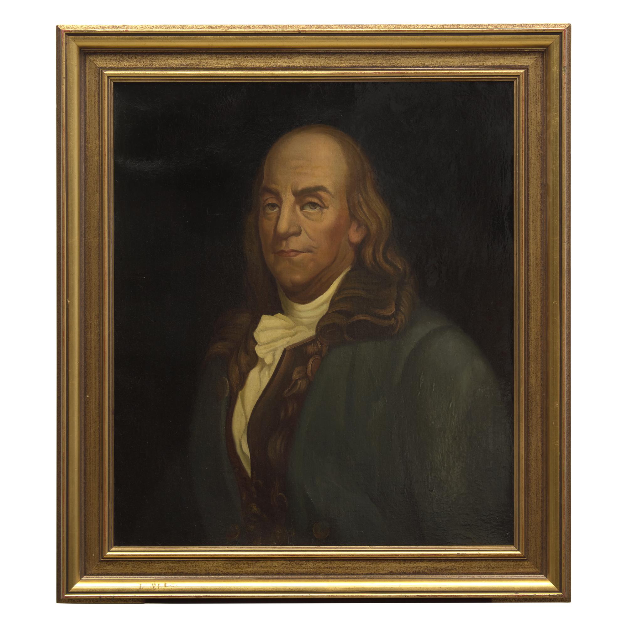 American School, 19th Century — Portrait of Benjamin Franklin , c. 1840