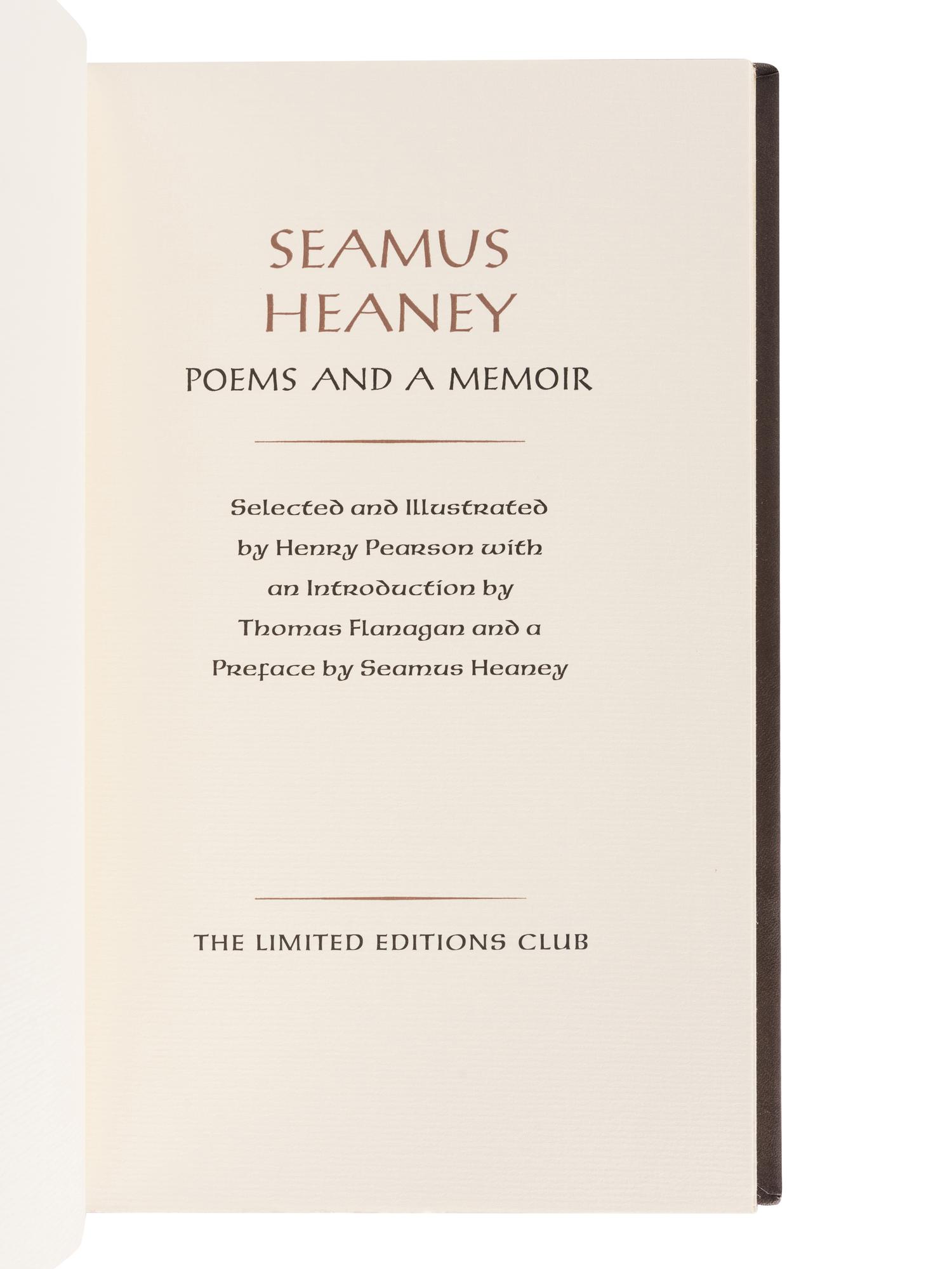 [LIMITED EDITIONS CLUB] – A group of 3 works, comprising: