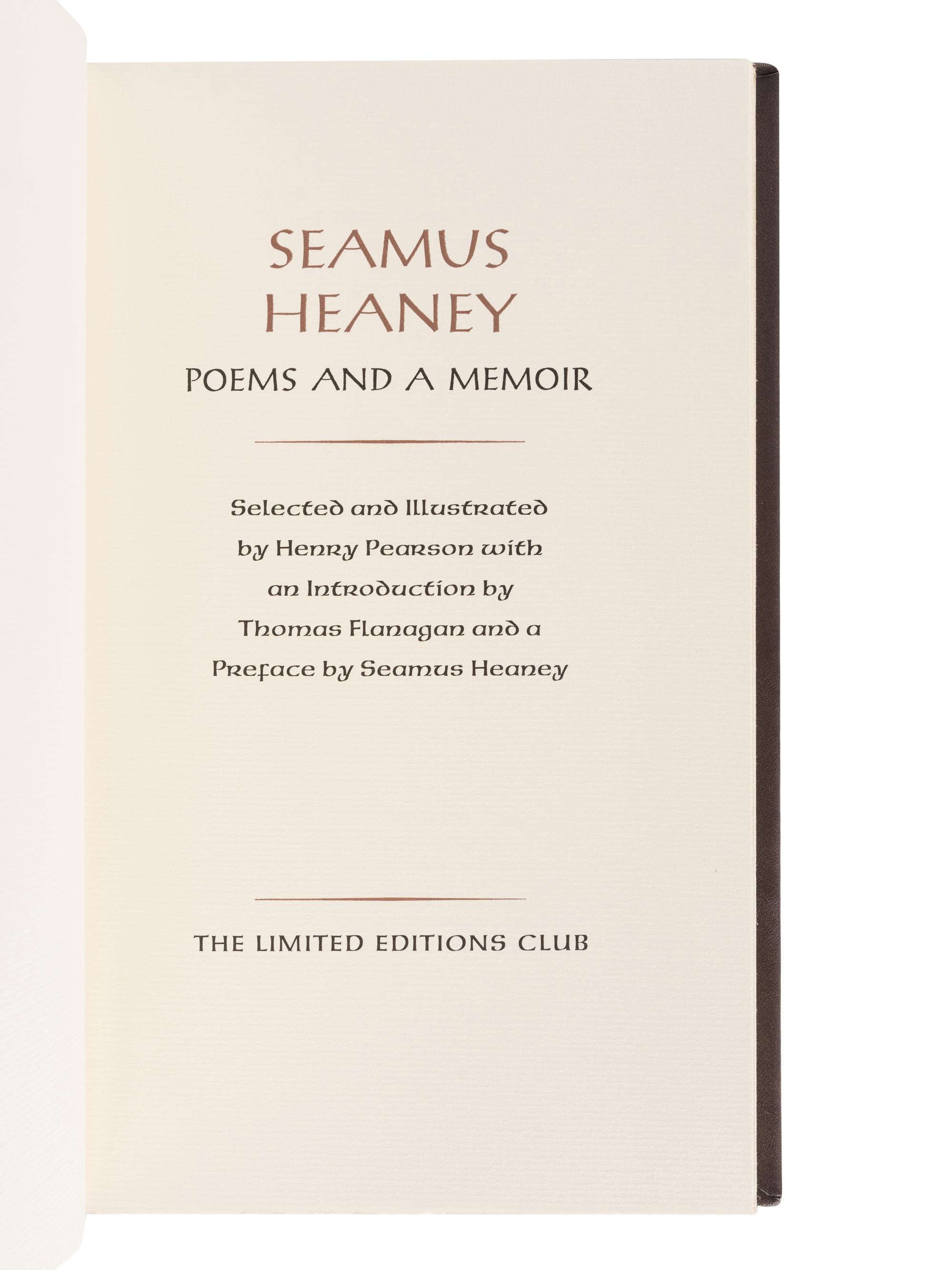 [LIMITED EDITIONS CLUB] – A group of 3 works, comprising: