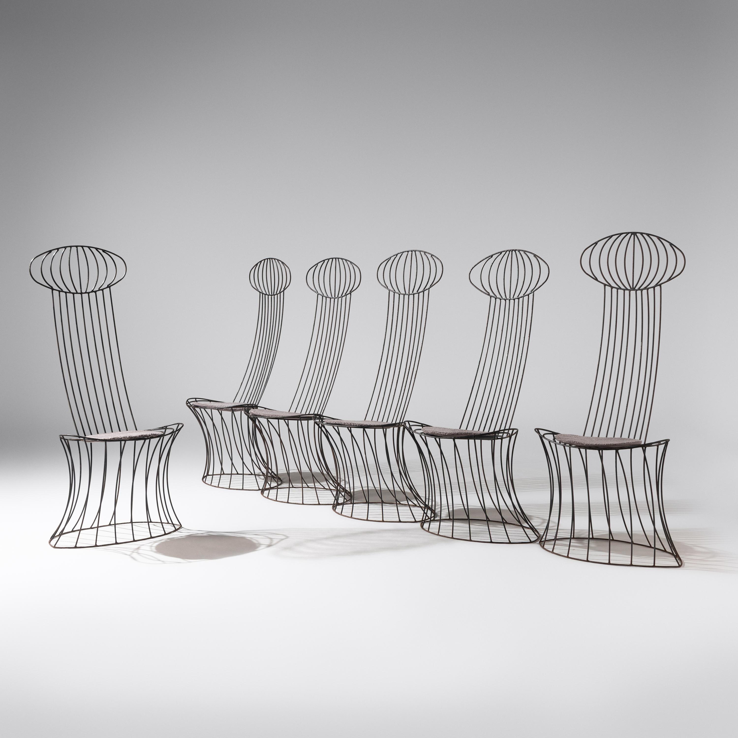 John Risley (American, 1919–2001) — Set of Elipse dining chairs, Six