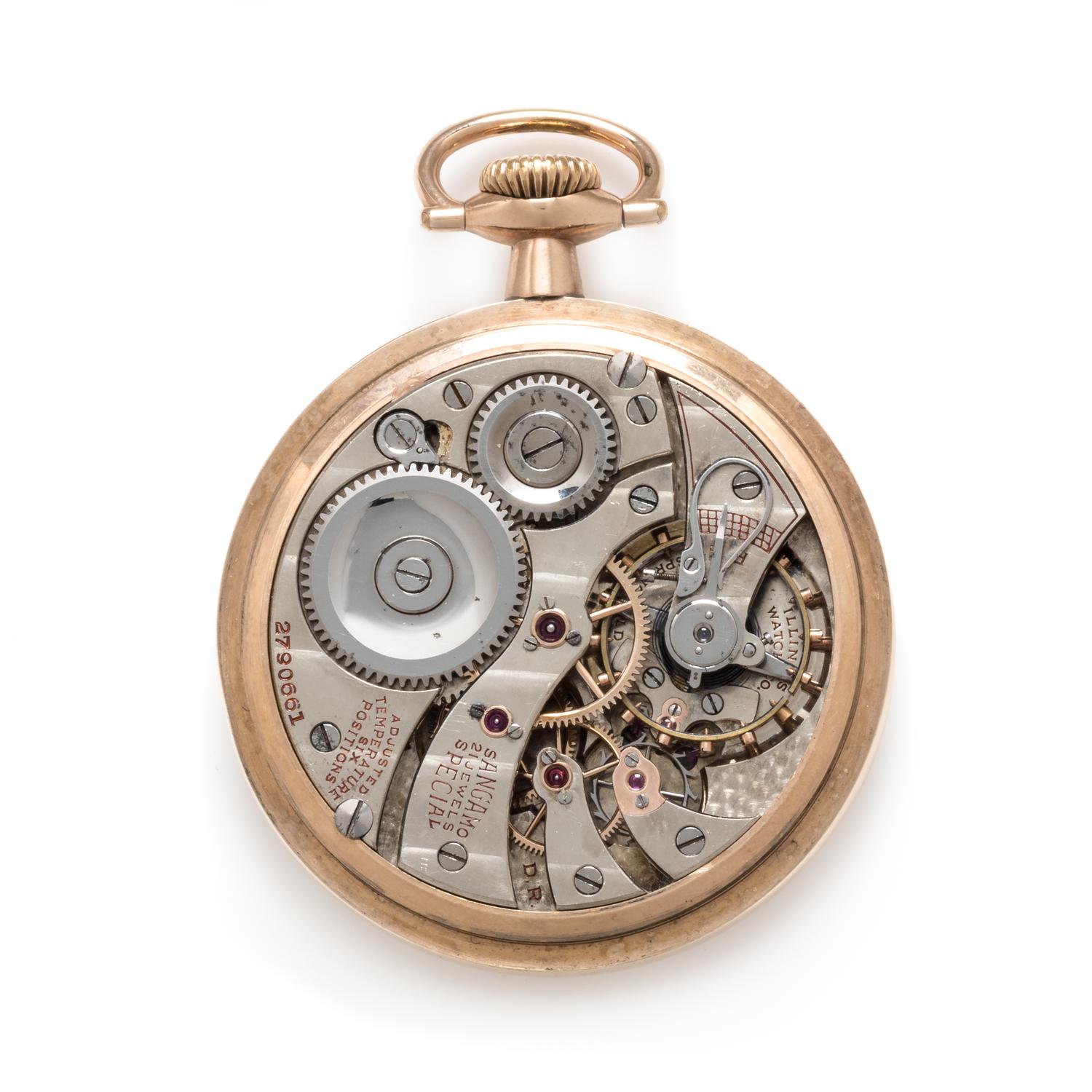 Illinois, G.F. Open Face 'Sangamo Special' Pocket Watch, Circa 1915