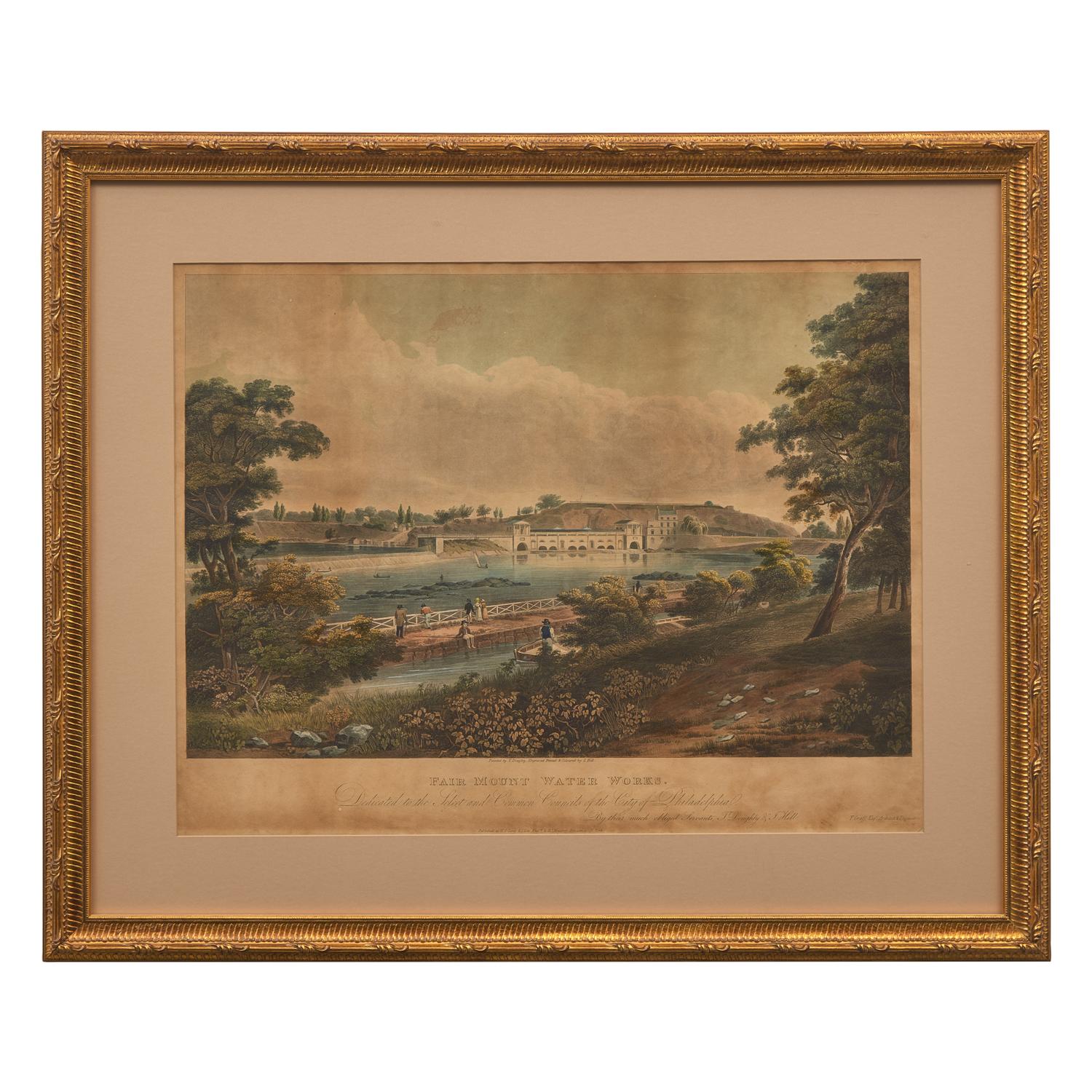[Philadelphia] Fair Mount Water Works. Dedicated to the Select and Common Councils of the City of Philadelphia