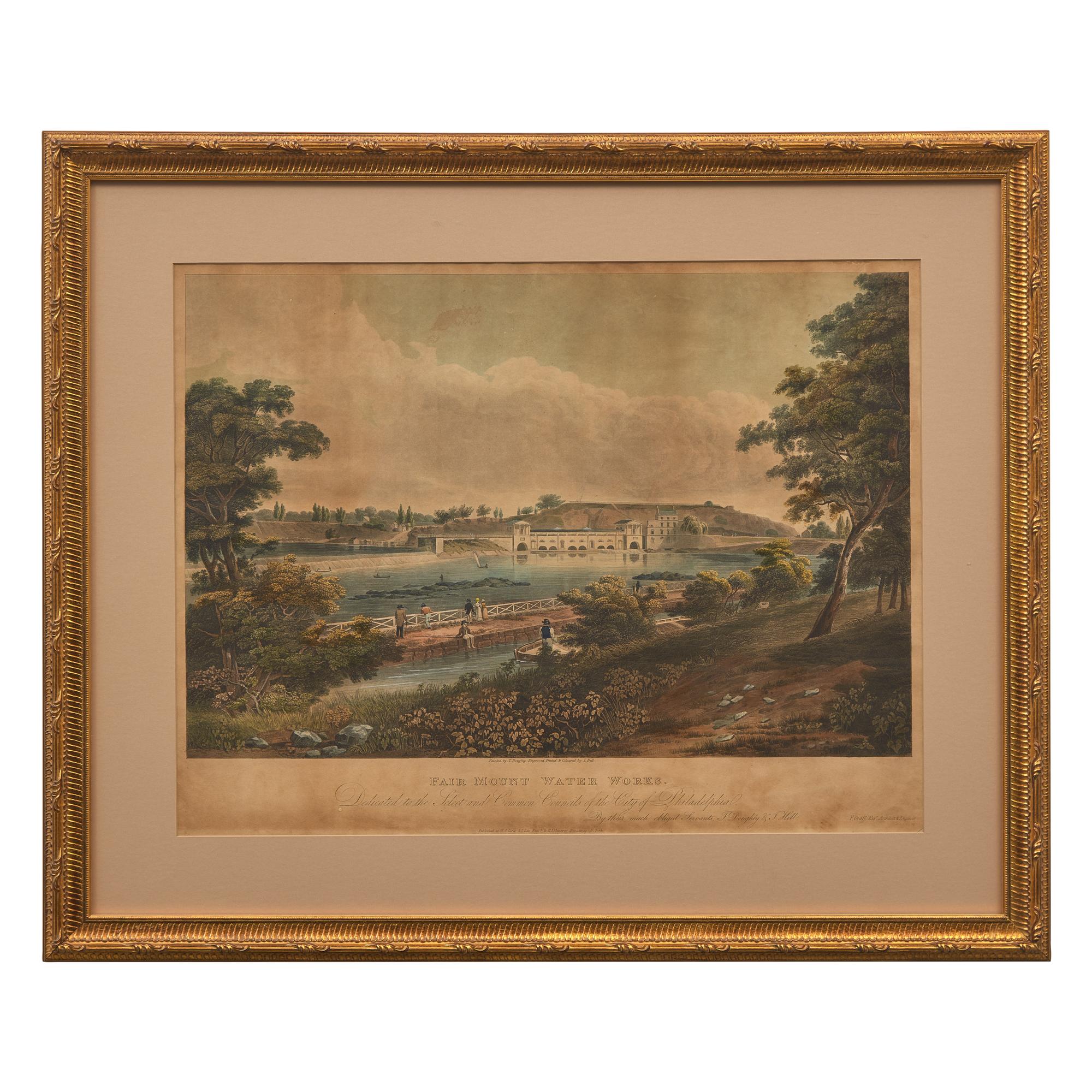 [Philadelphia] Fair Mount Water Works. Dedicated to the Select and Common Councils of the City of Philadelphia