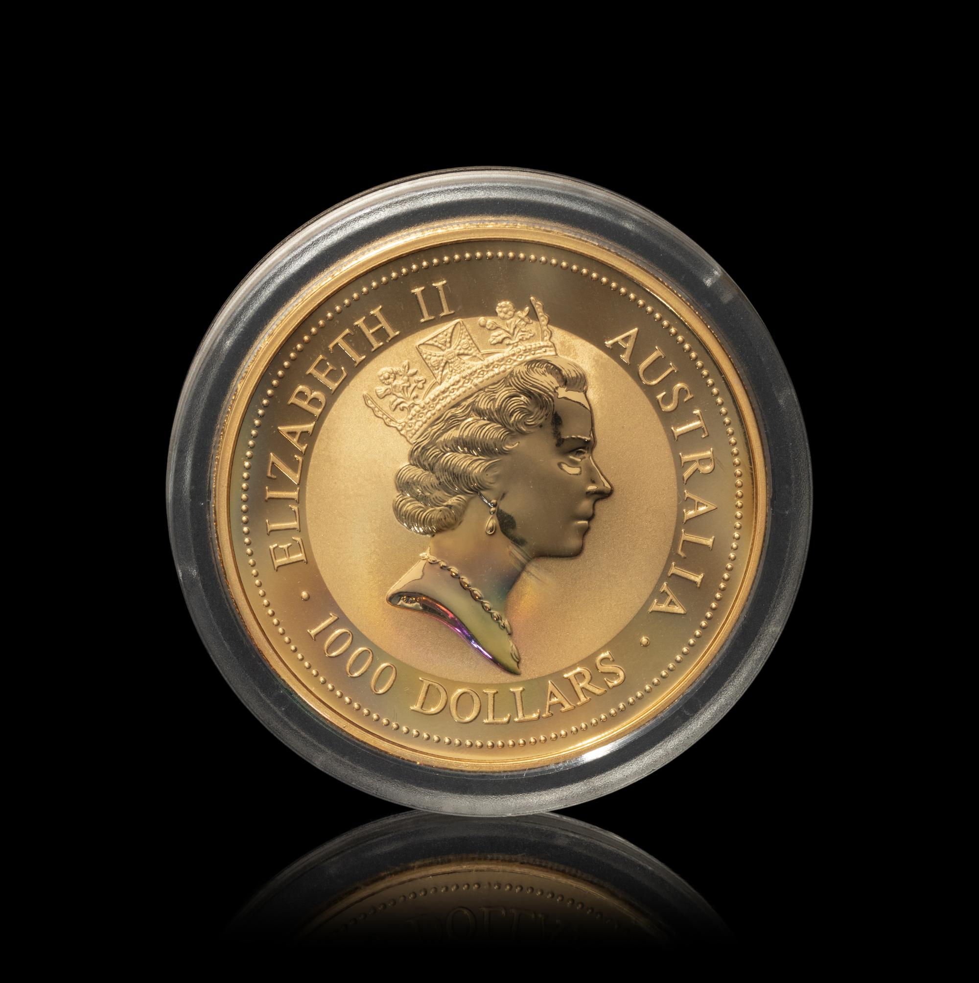 [AUSTRALIA] A 1998 Red Kangaroo $1000 10 oz. Gold Proof Coin