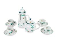 A Mottahedeh Porcelain Reproduction K'angxi Tea and Coffee Set — 20TH CENTURY