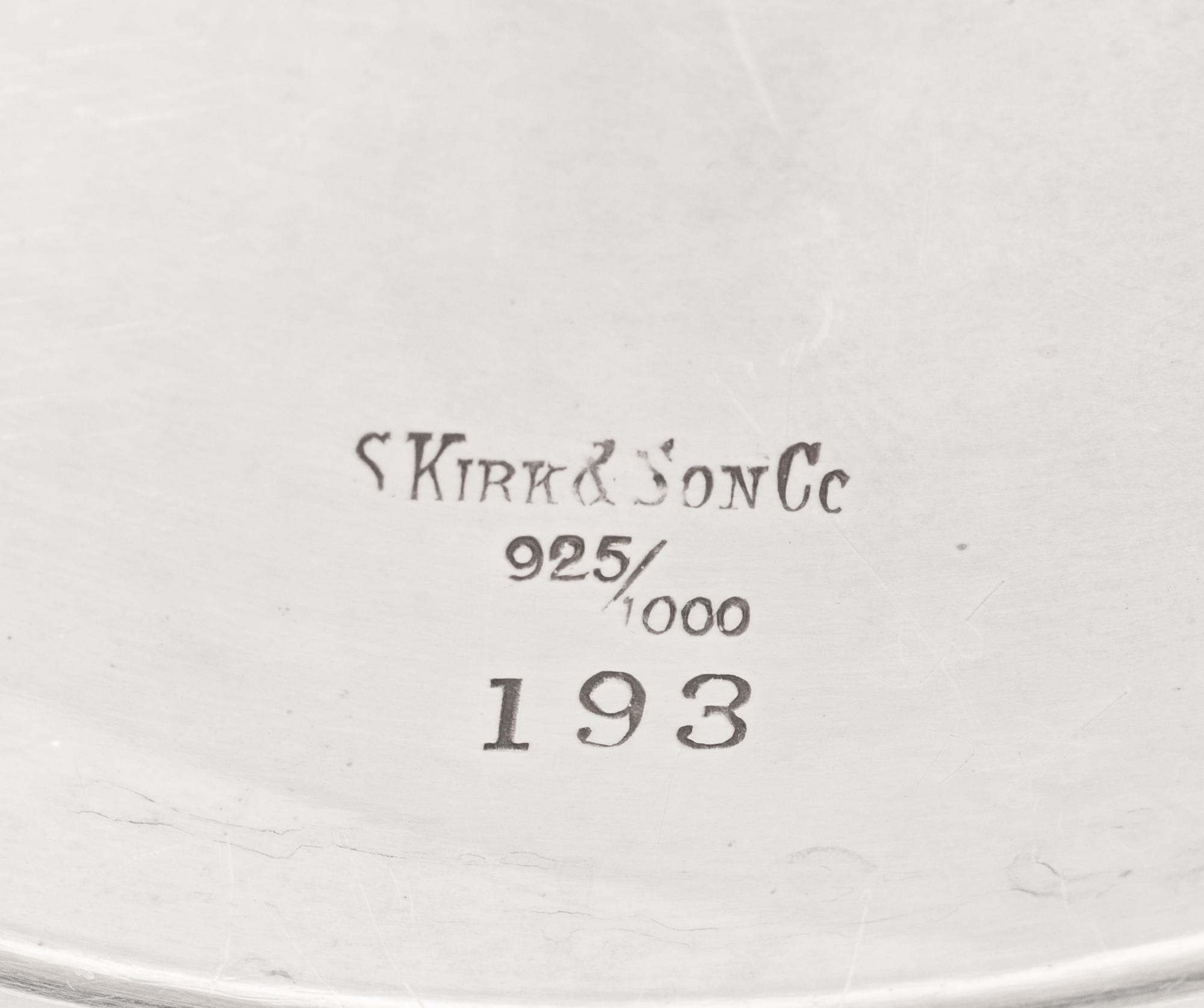 An S. Kirk and Son Repousse Silver Platter