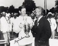 A Large Group of Masters Golf Champions Signed Autograph Displays,