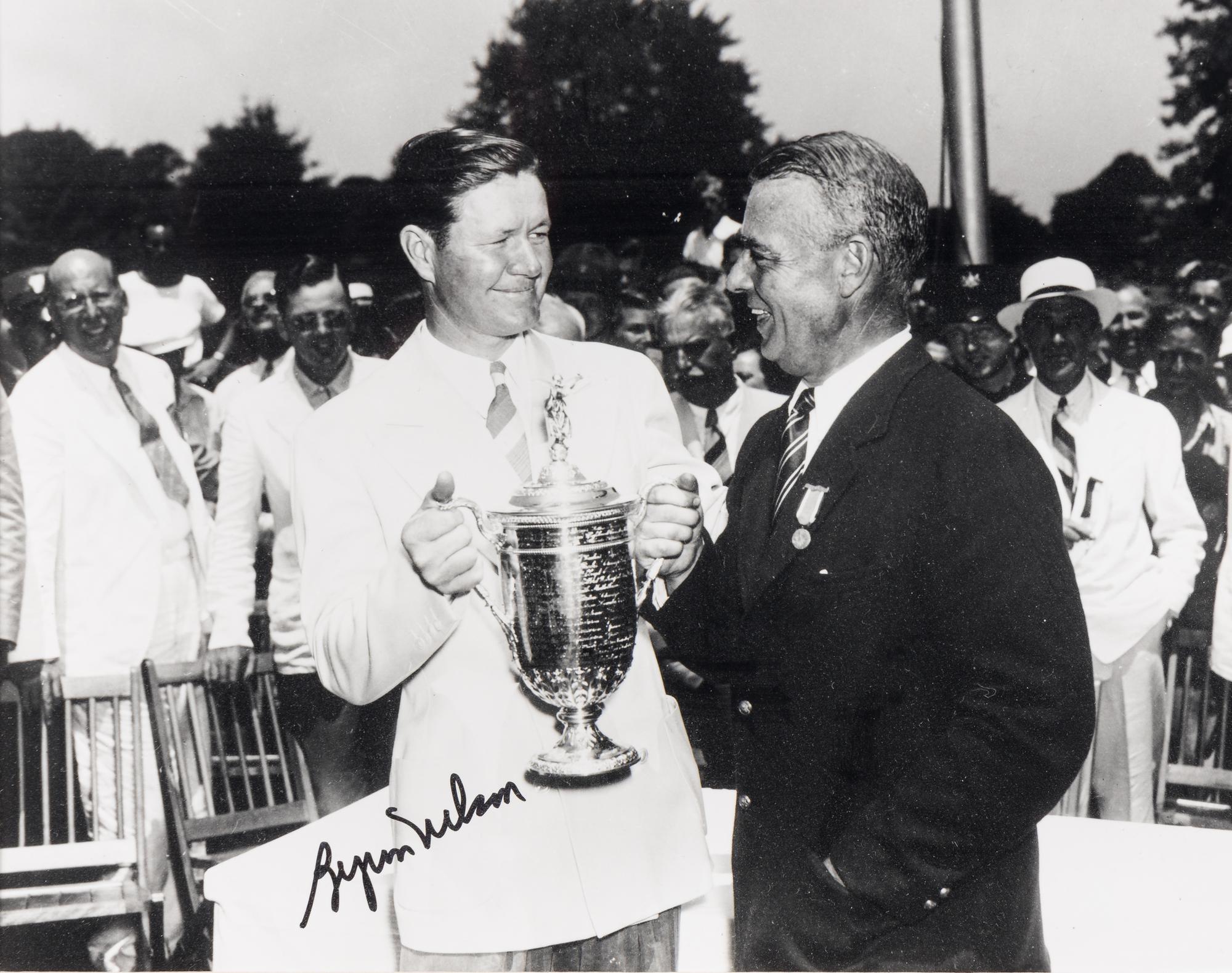 A Large Group of Masters Golf Champions Signed Autograph Displays,