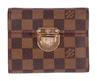 Two Louis Vuitton Items: One Damier Ebene Trevi PM Bag, One Koala Wallet, 2001-2009