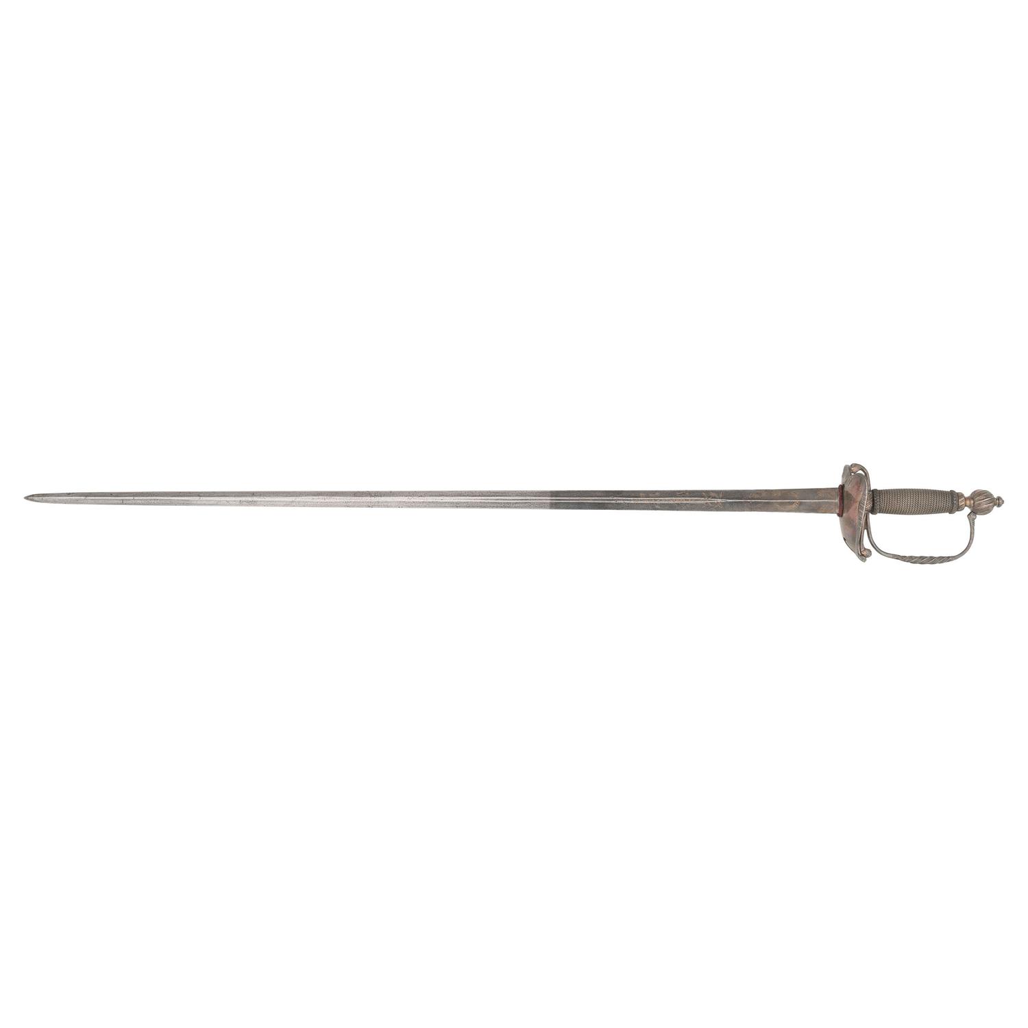 English Silver Hilt Small Sword