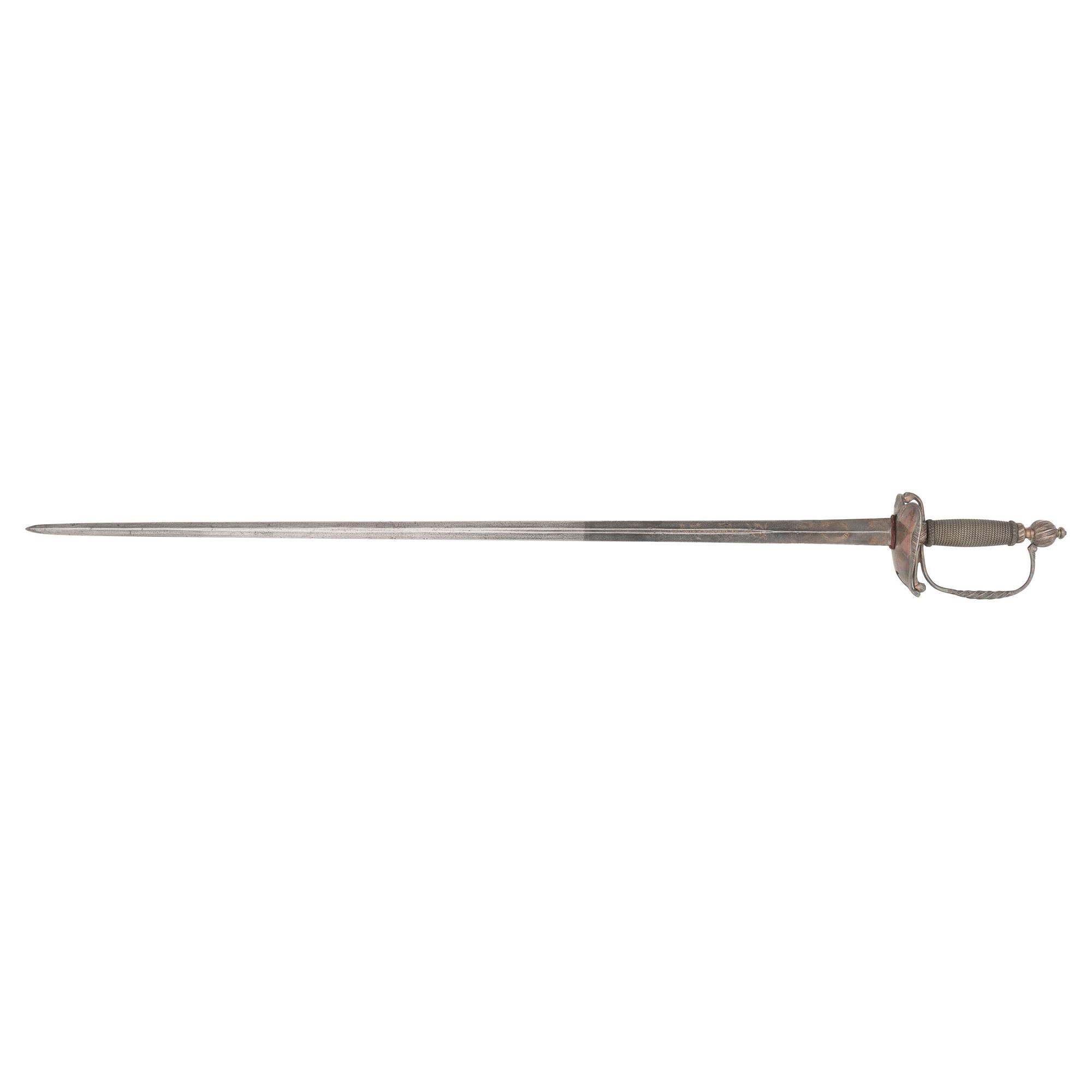 English Silver Hilt Small Sword