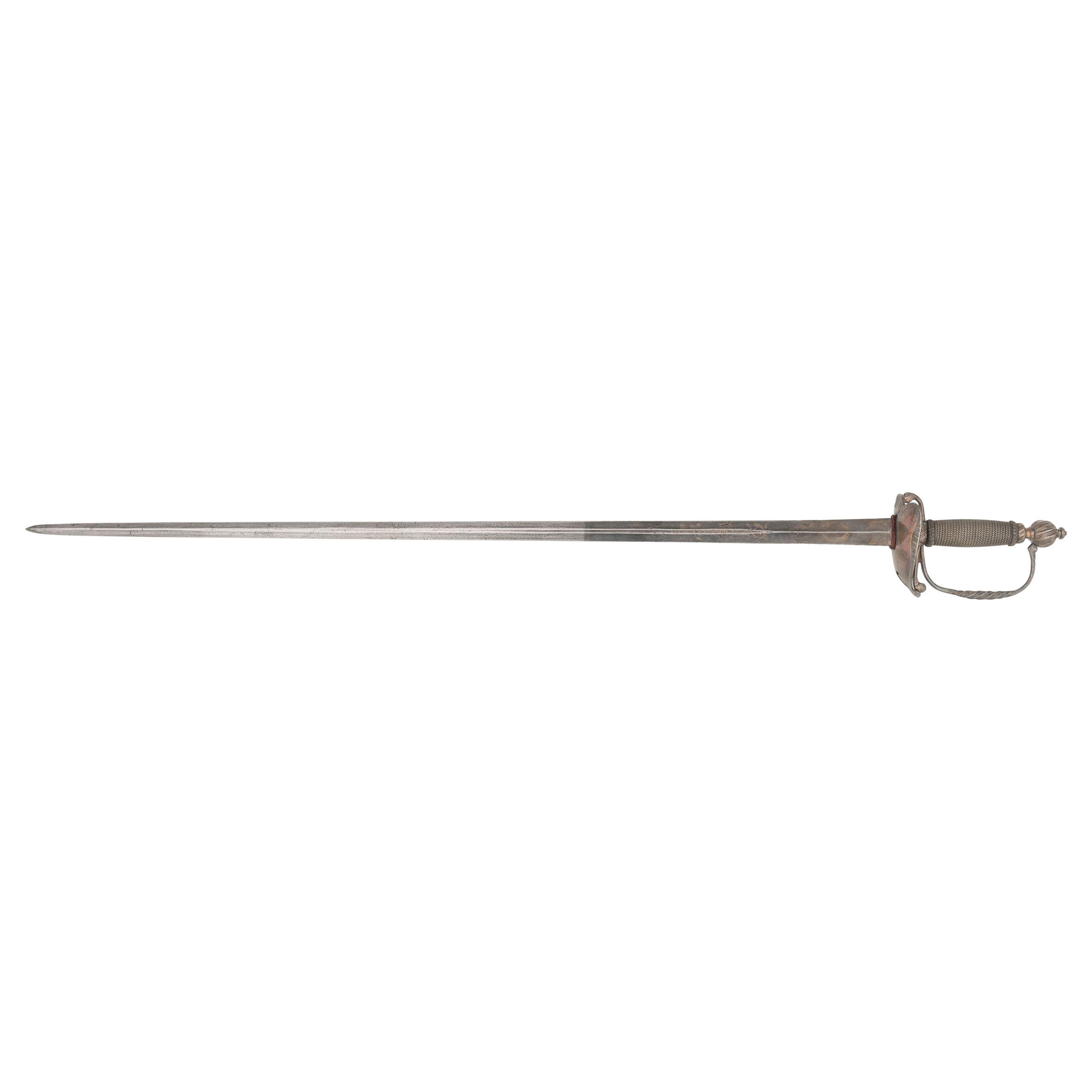 English Silver Hilt Small Sword