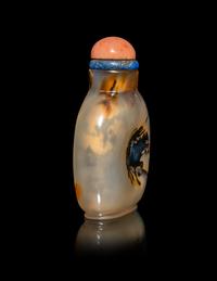 A Chinese Shadow Agate Snuff Bottle