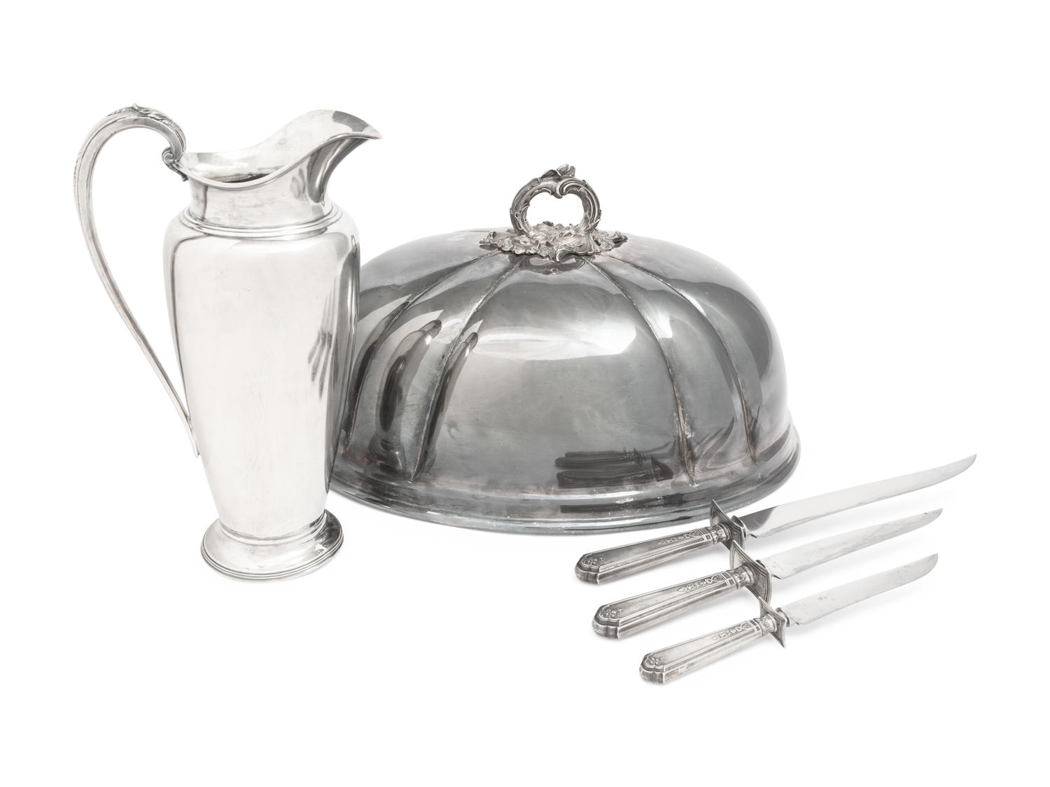 A Sheffield Silver-Plate Dish Cover