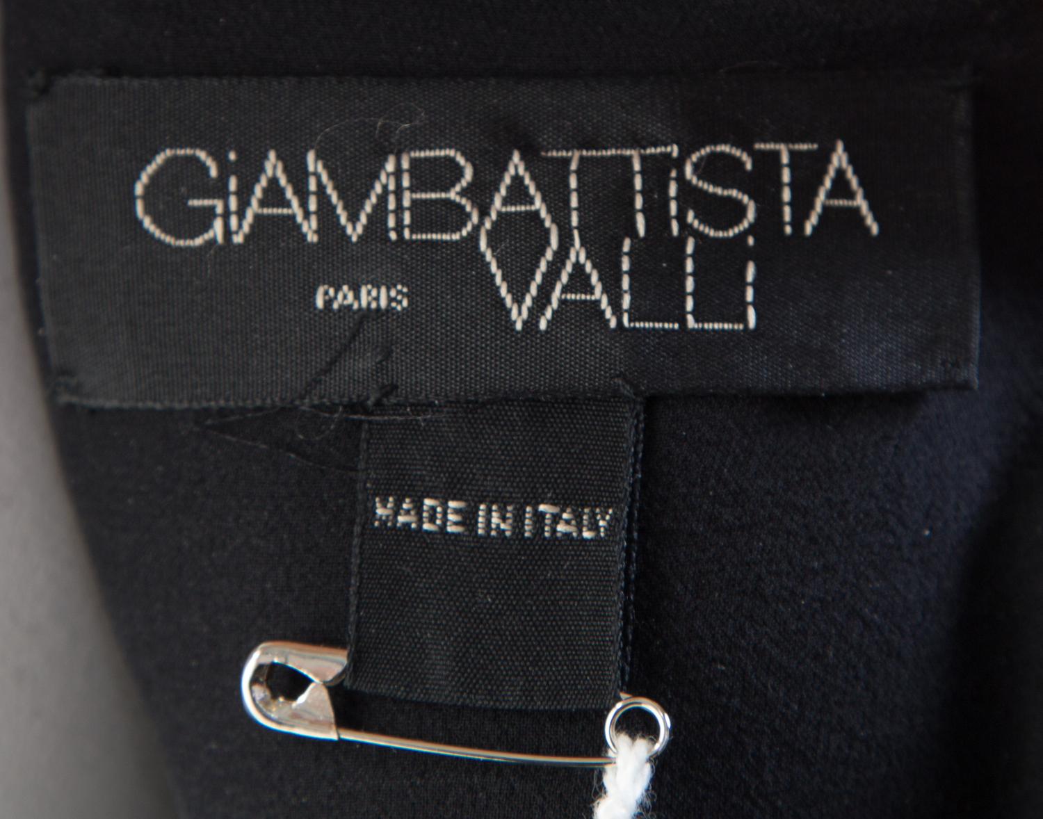 A Giambattista Valli Black Tweed Dress, Size 40.