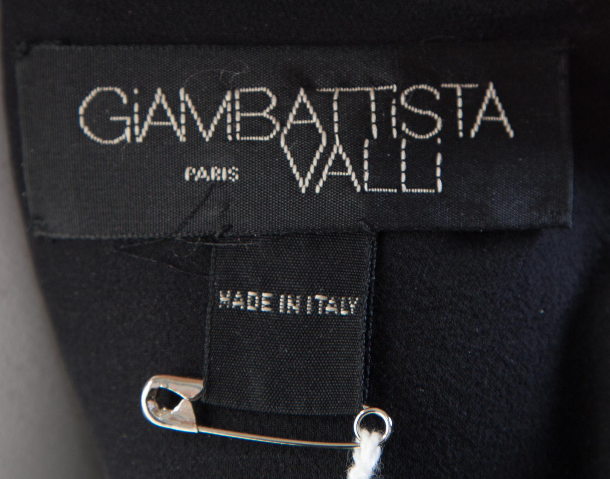A Giambattista Valli Black Tweed Dress, Size 40.