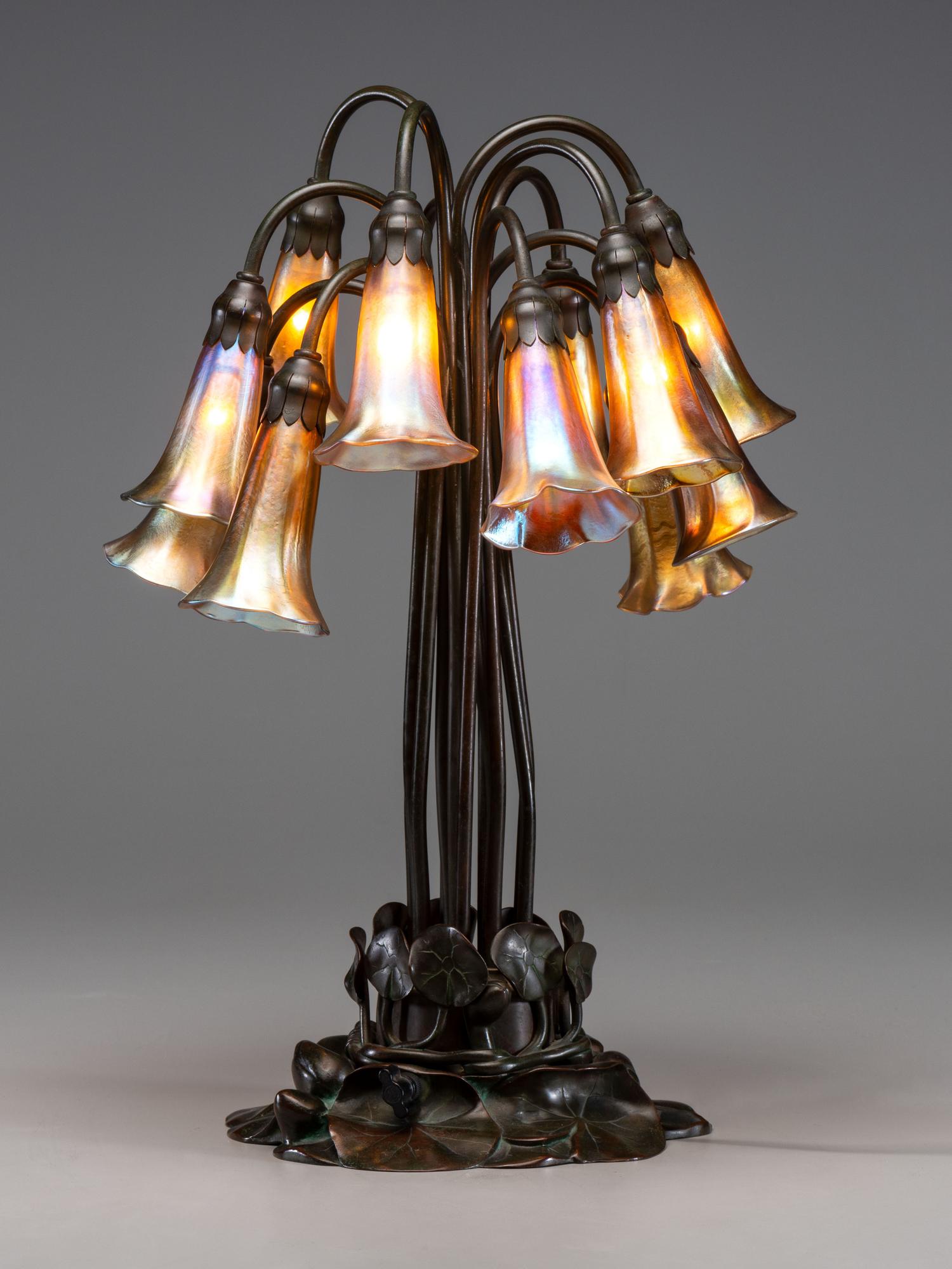 Twelve-Light Lily Table Lamp