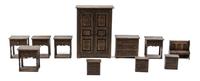 A Group of Eleven Furniture Articles