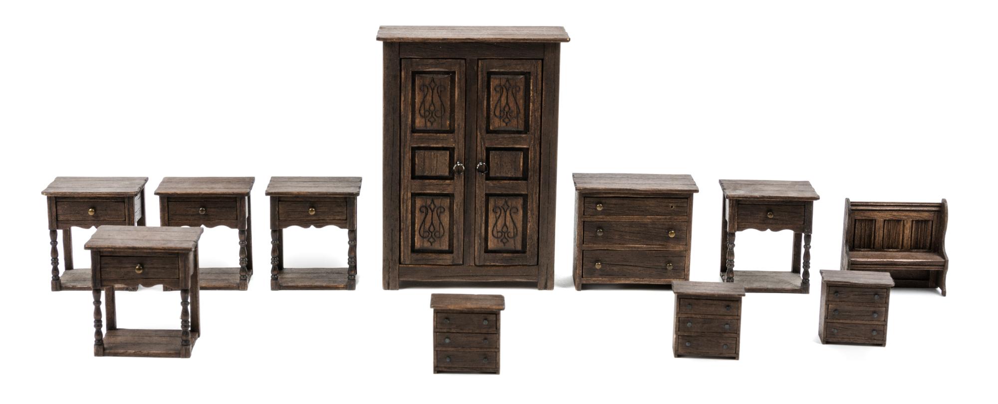 A Group of Eleven Furniture Articles
