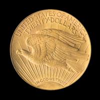 A United States 1911-S St. Gaudens $20 Gold Coin