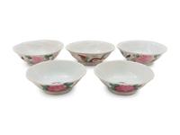 Six Chinese Famille Rose Porcelain Articles