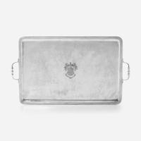 Three Mexican Sterling Silver Trays Sanborns, Mexico City, 20th century