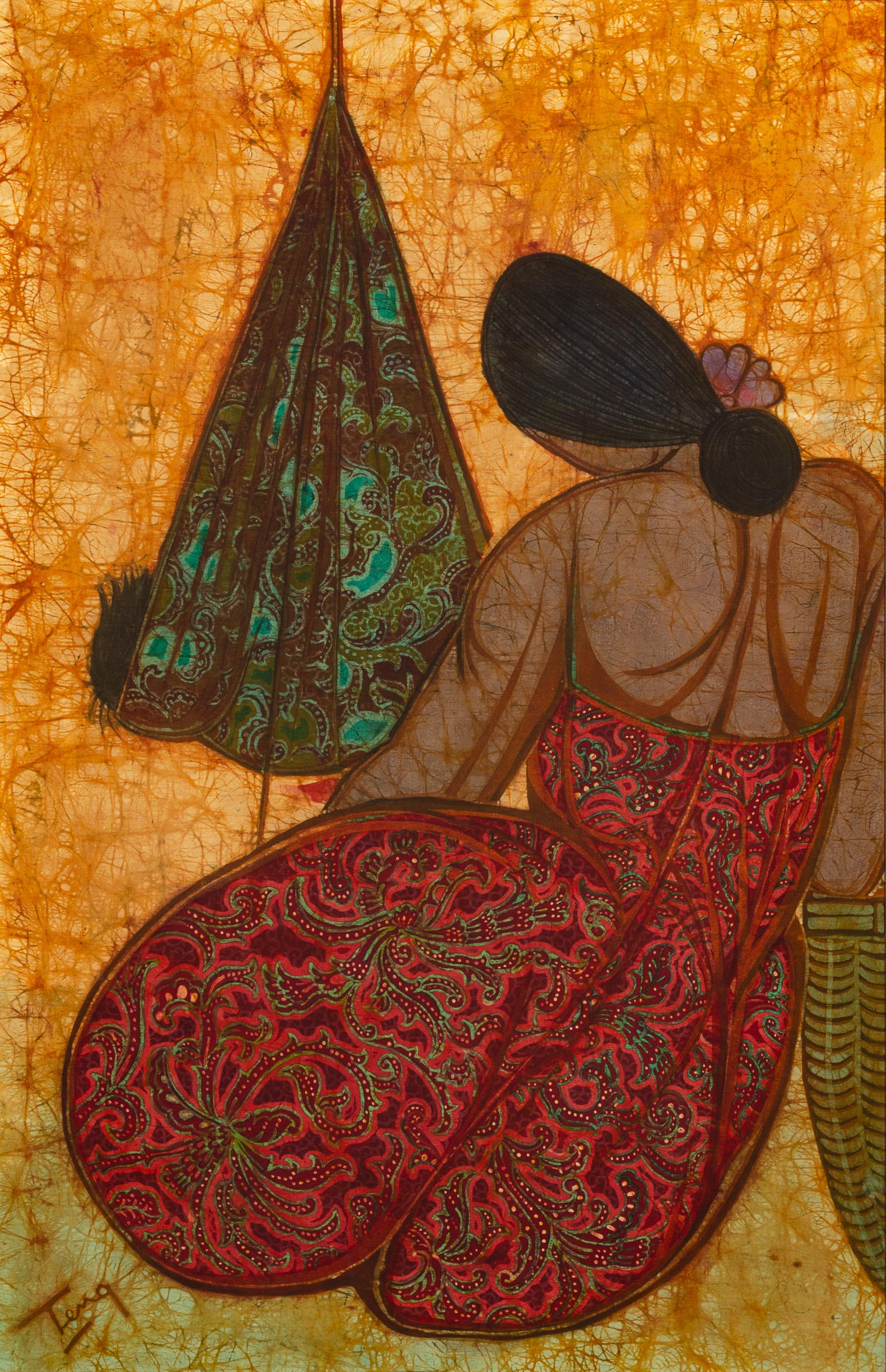 Chuah Thean Teng, (Malaysian, 1912-2008), Untitled (Woman)