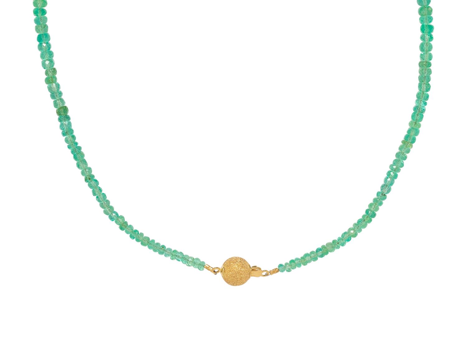 EMERALD BEAD NECKLACE