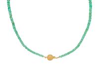 EMERALD BEAD NECKLACE