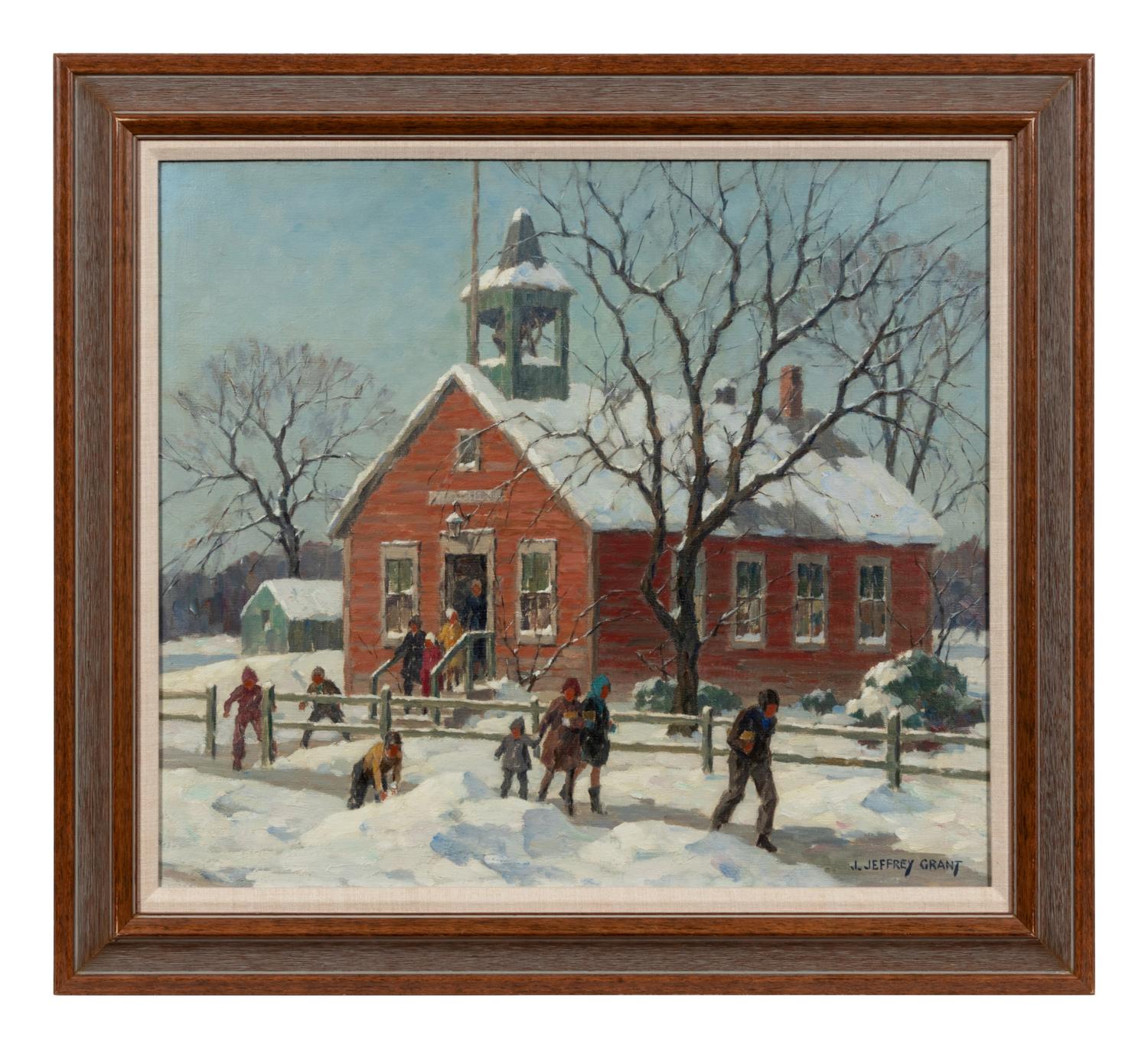 School House in Winter